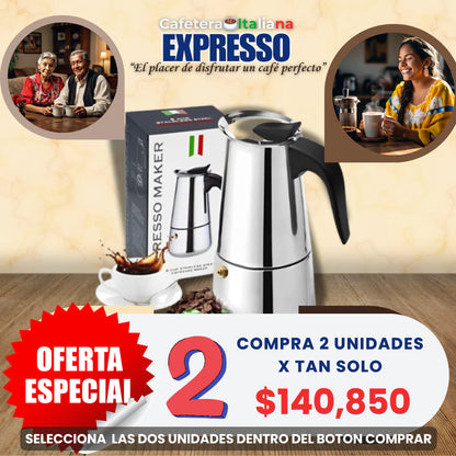 Cafetera Italiana EXPRESSO® 9 Tazas